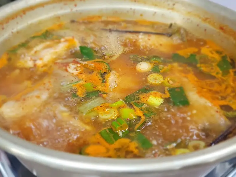 보글보글 끓는 꽃게탕