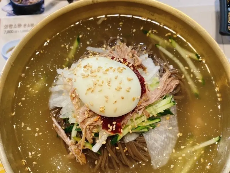 김할머니 의령소바 메뉴판