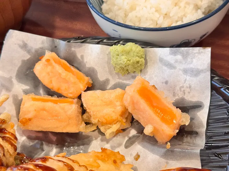 스테키 텐동에 함께 나오는 와사비