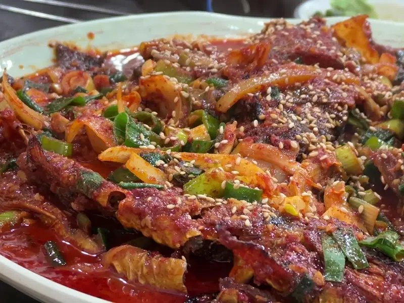 매콤달콤한 코다리 조림