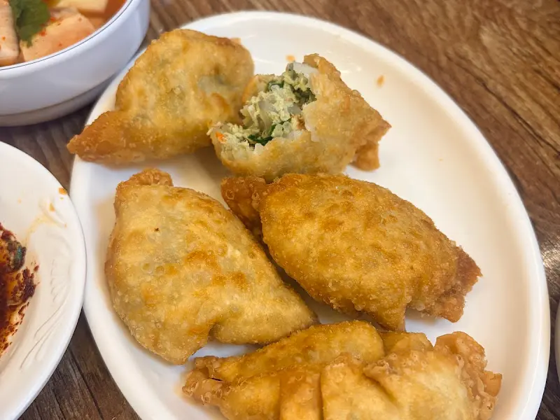 개천식당 부추 튀김만두