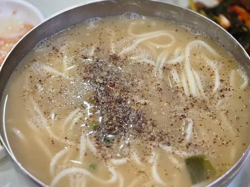 신도칼국수 칼국수 비주얼