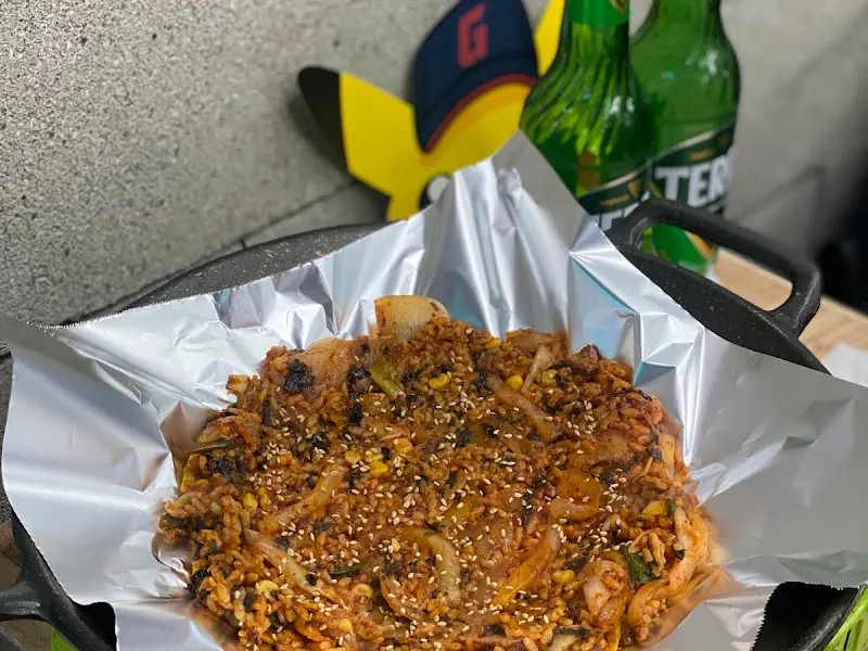 경북산꼼장어 볶음밥