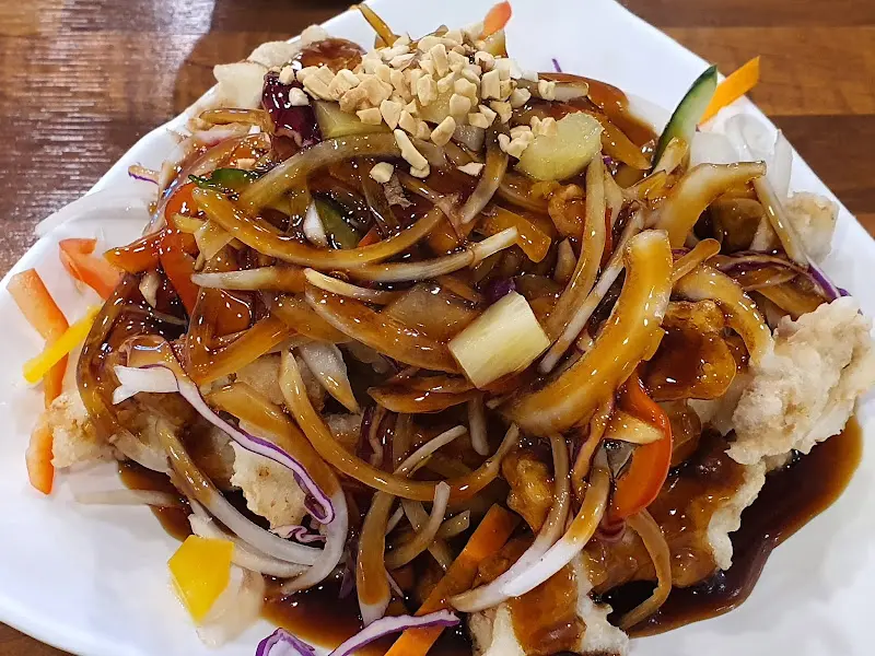 다채로운 색감의 칠리새우