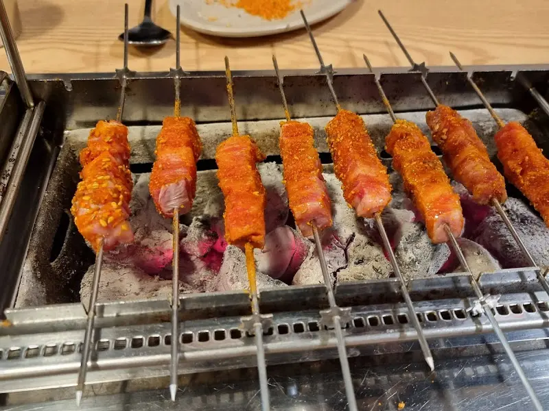 다양한 꼬치 메뉴