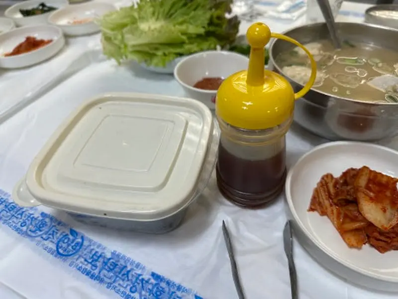 서대회무침과 밑반찬