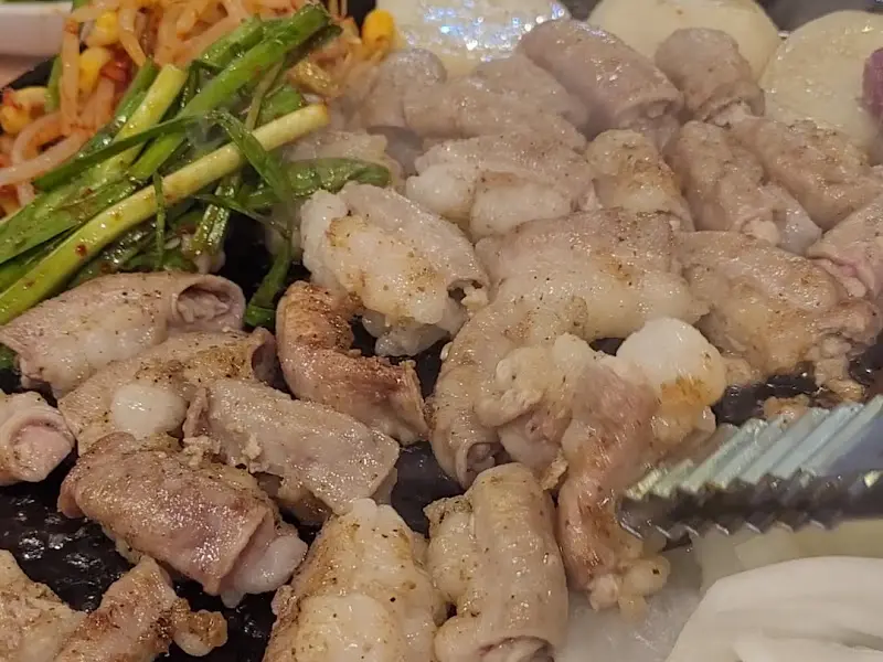 노릇노릇 구워지는 막창