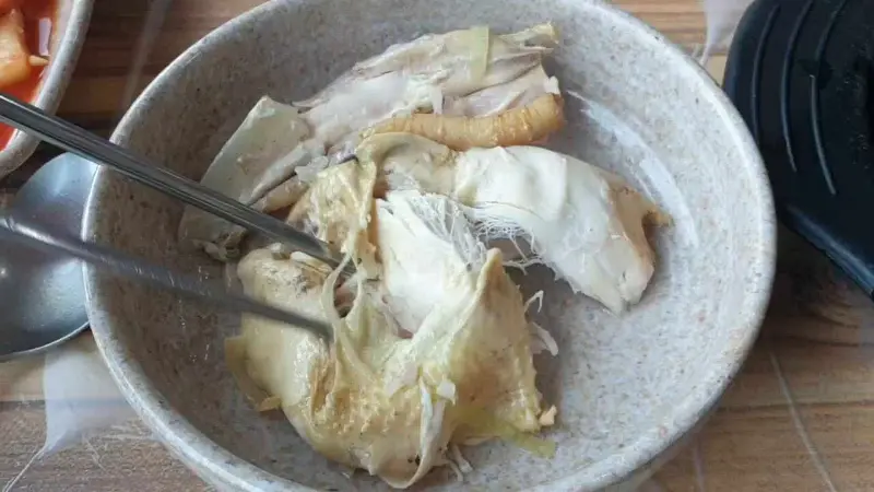 야들야들한 닭고기