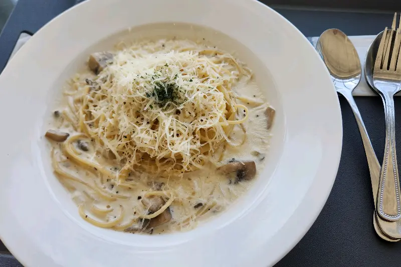 버섯 크림 파스타