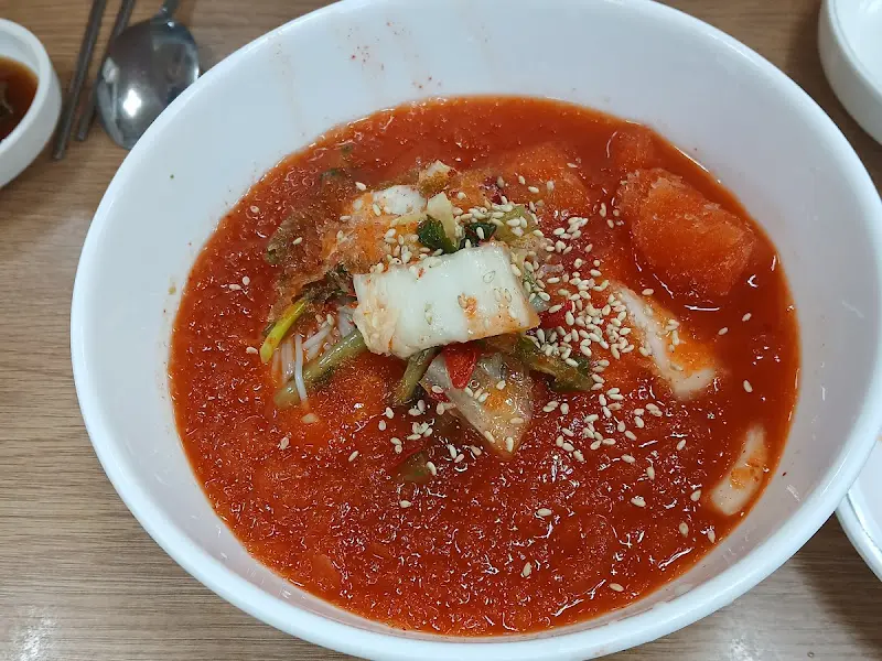 김치말이 국수