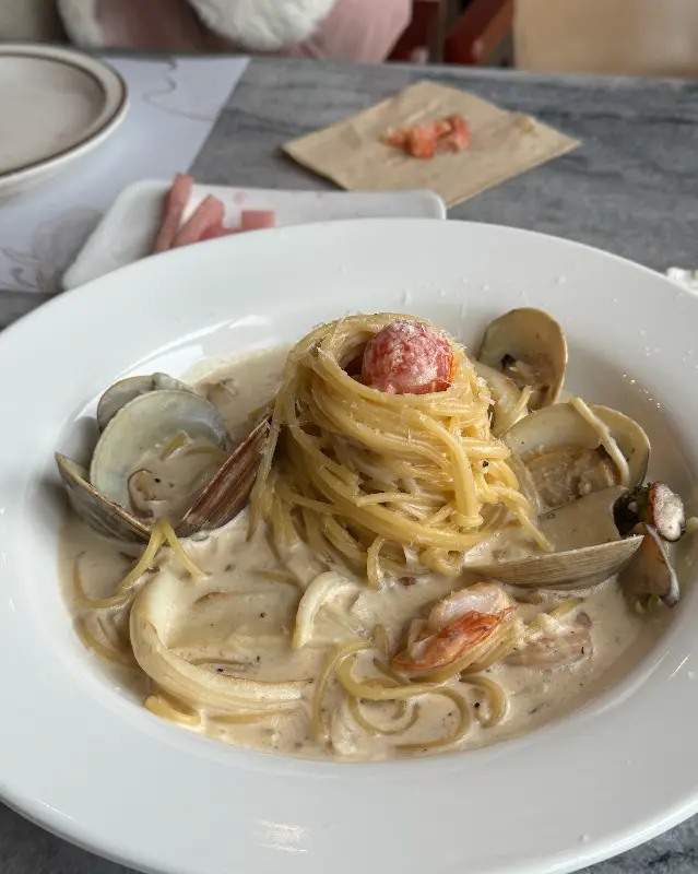 상하이 파스타의 매콤한 비주얼