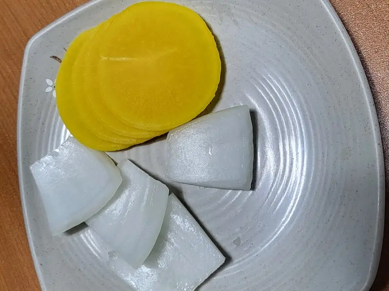 단무지와 양파