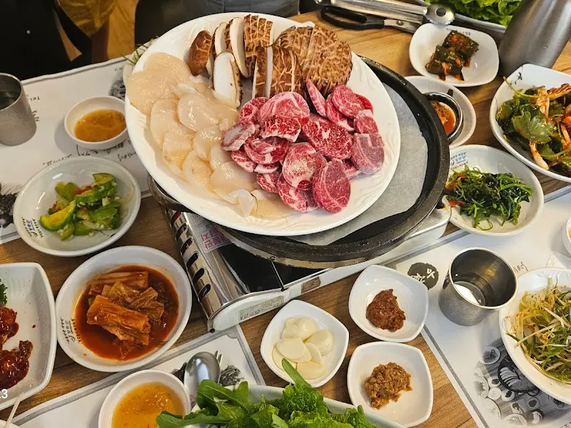 장흥삼합 한상차림