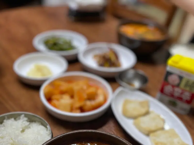 깔끔하게 비워낸 육개장 뚝배기