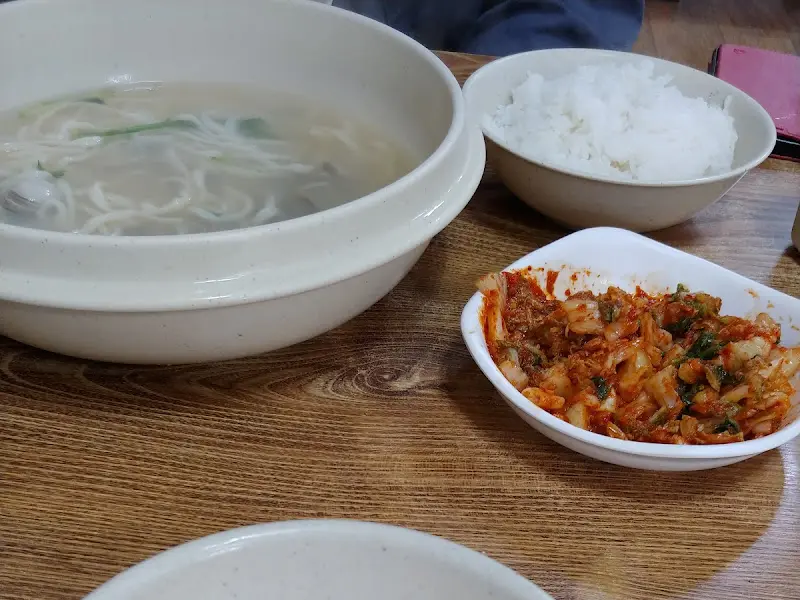 칼국수와 밥