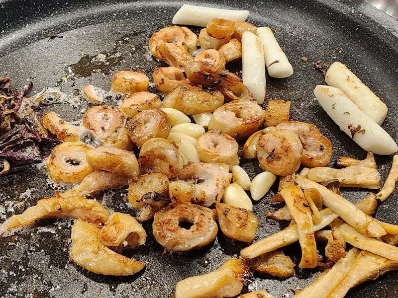 노릇노릇 구워진 막창