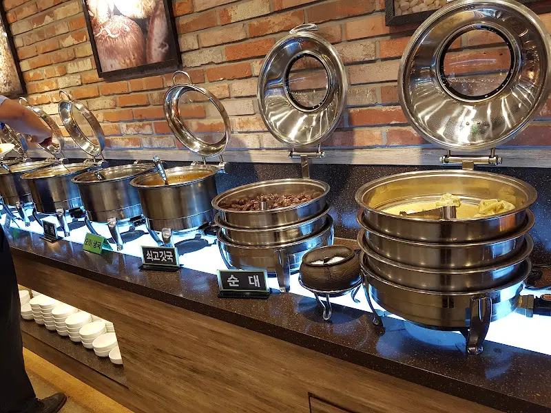 다양한 한식 메뉴