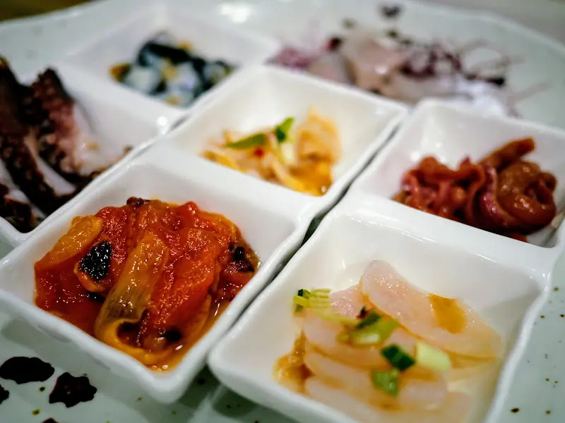 다양한 해산물 요리