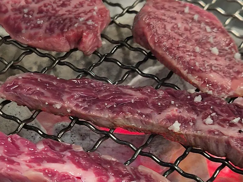 환상적인 마블링의 꽃갈비살