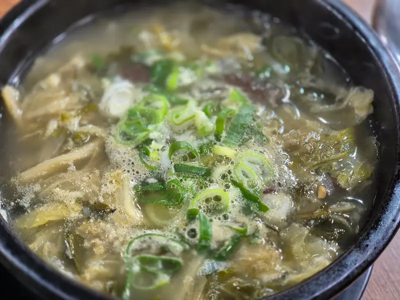 뜨끈이집 해장국