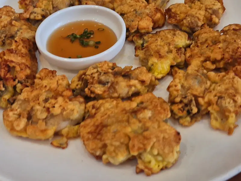 굴튀김 한상차림