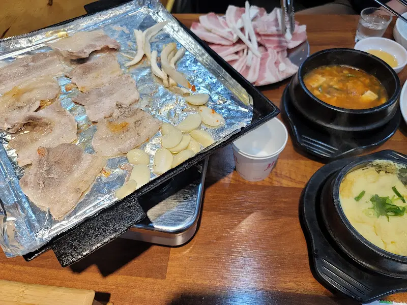 된장찌개와 계란찜