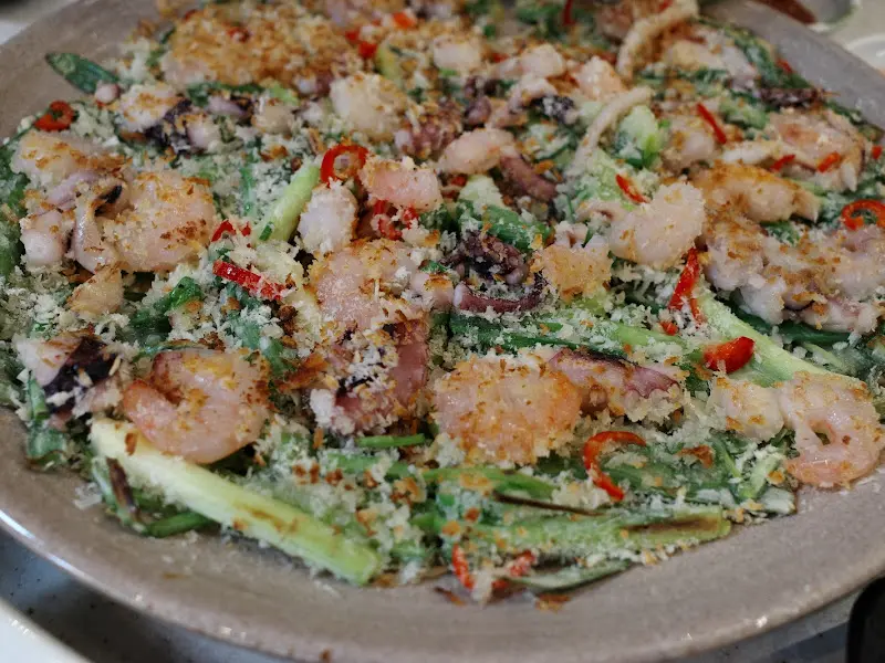 해물 듬뿍 파전