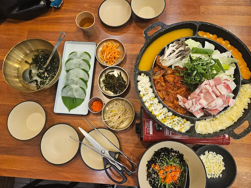 쭈삼 철판 전체샷