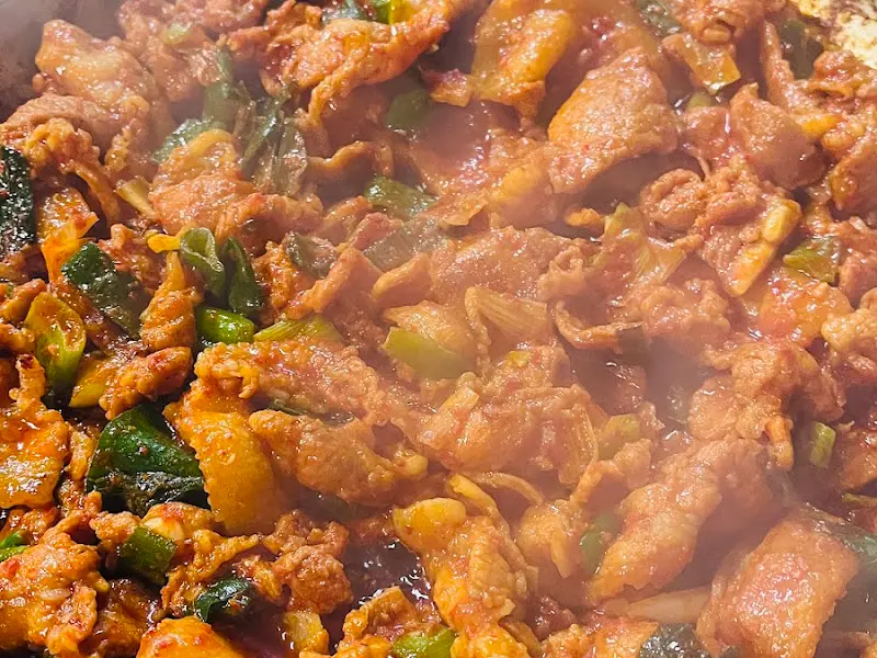 지글지글 익어가는 주물럭