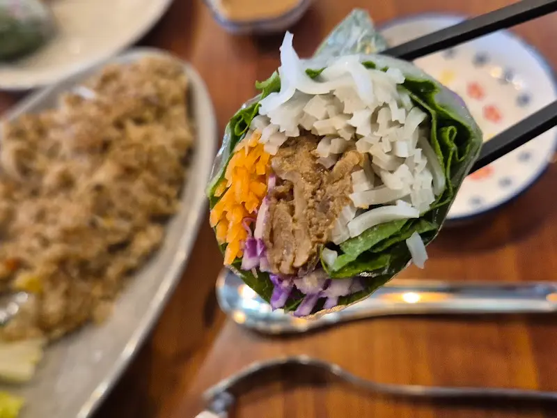 반미 샌드위치 단면