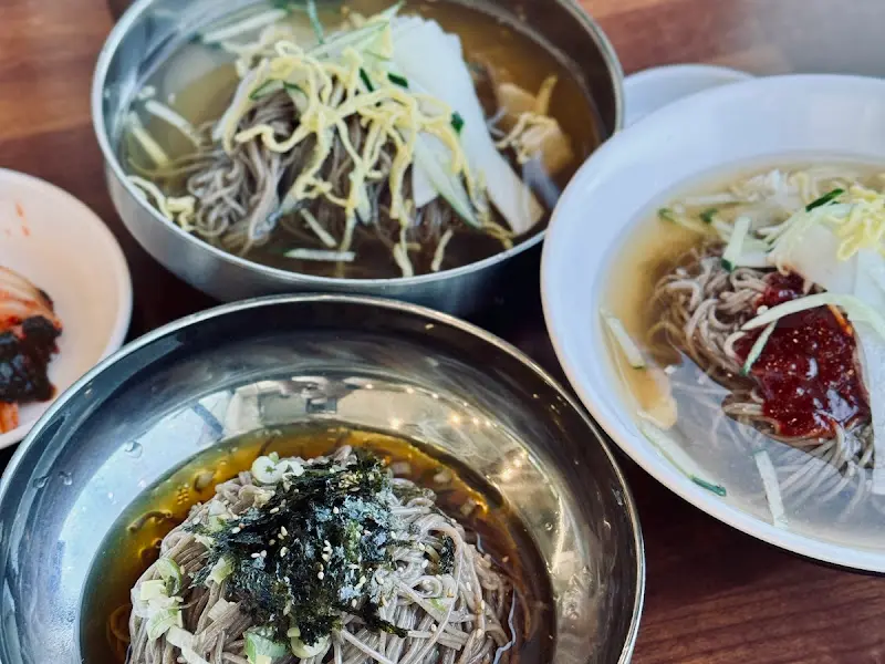 다양한 막국수 메뉴