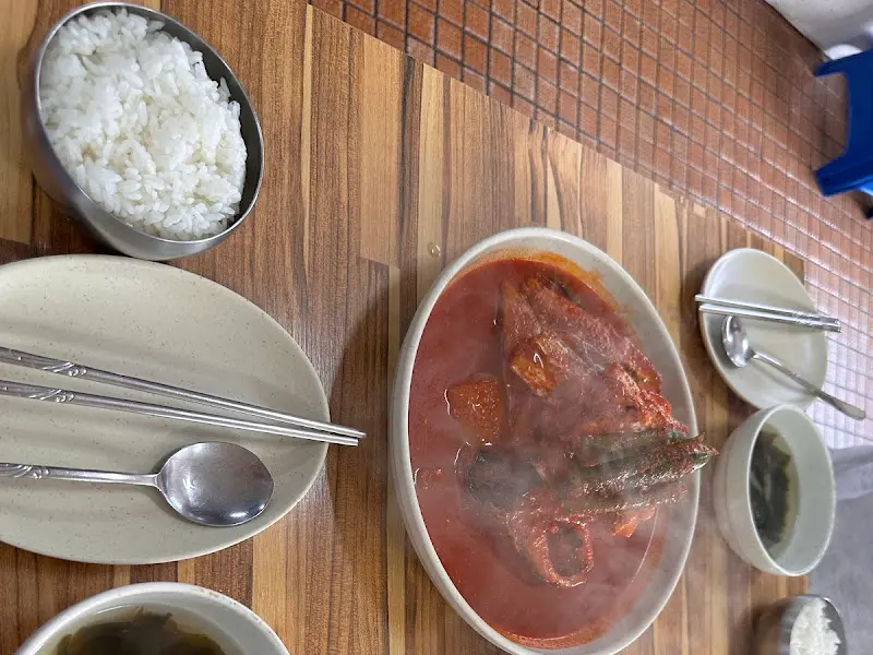 갈치조림과 밑반찬