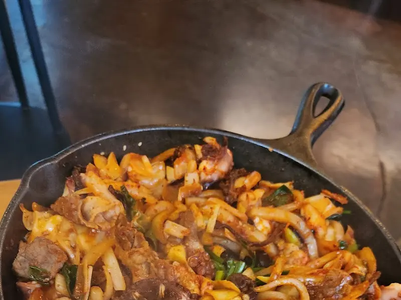 철판볶음 근접샷