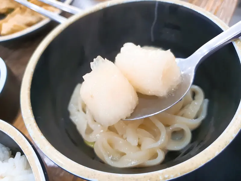 옹심이칼국수 옹심이