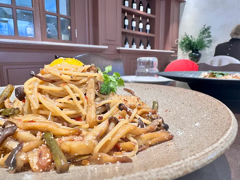 차돌박이 오일 파스타