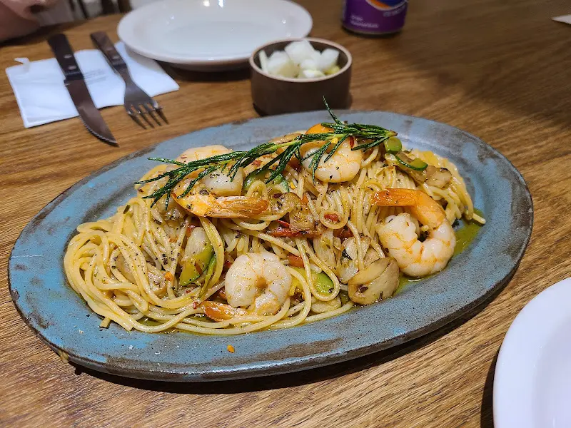 새우 오일 파스타