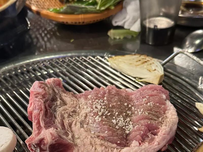 상추쌈에 싸 먹는 소금구이