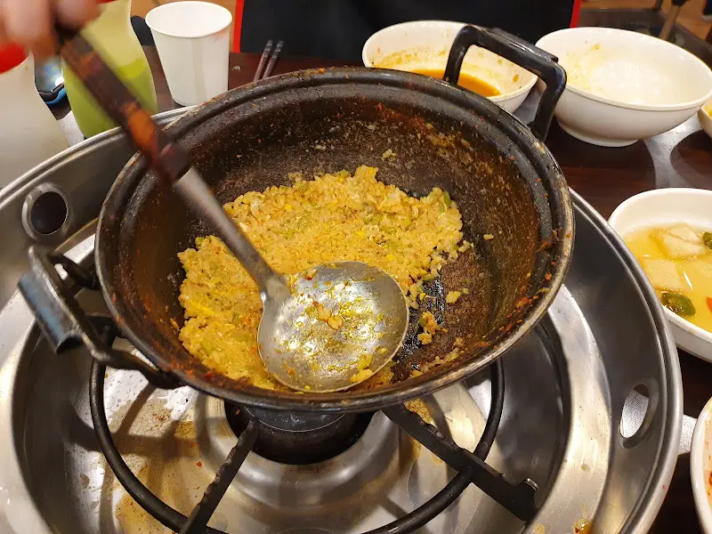 볶음밥 제조 과정