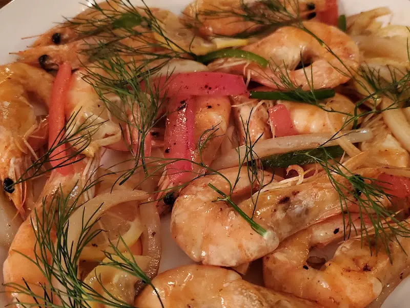 신선한 해산물 요리