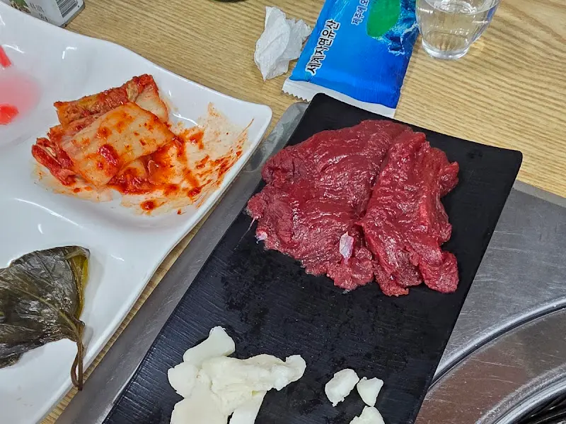 꽃잎처럼 아름다운 말고기 사시미