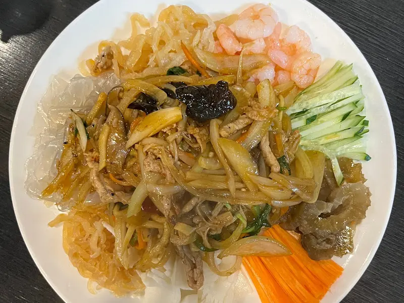 양장피 요리의 모습