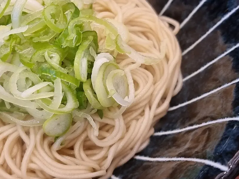 라멘 면발 클로즈업