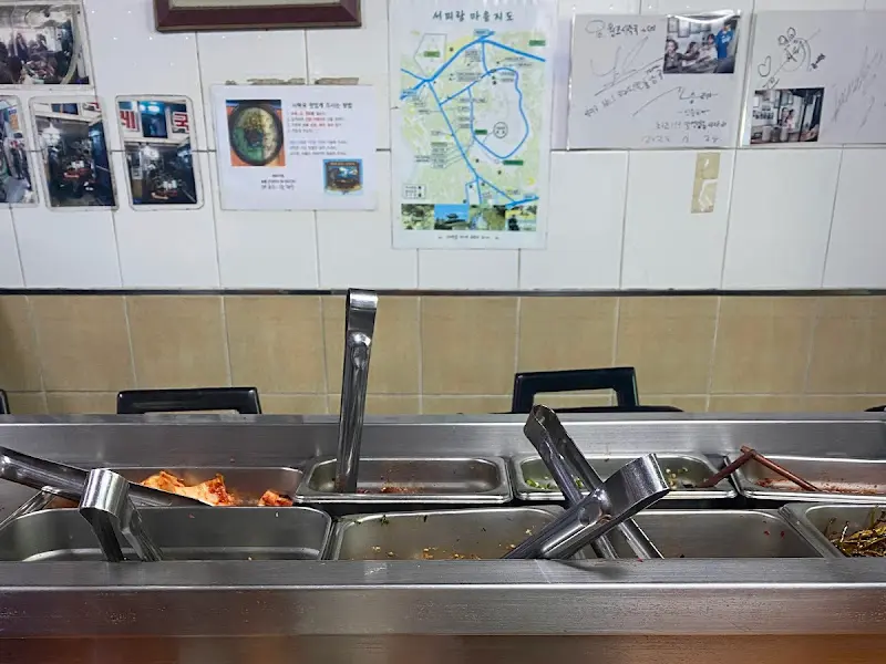 원조시락국 내부 풍경