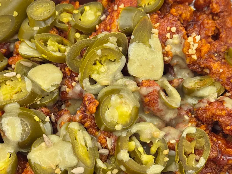 할라피뇨 닭강정 근접샷