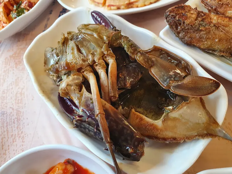 양념게장의 클로즈업 샷