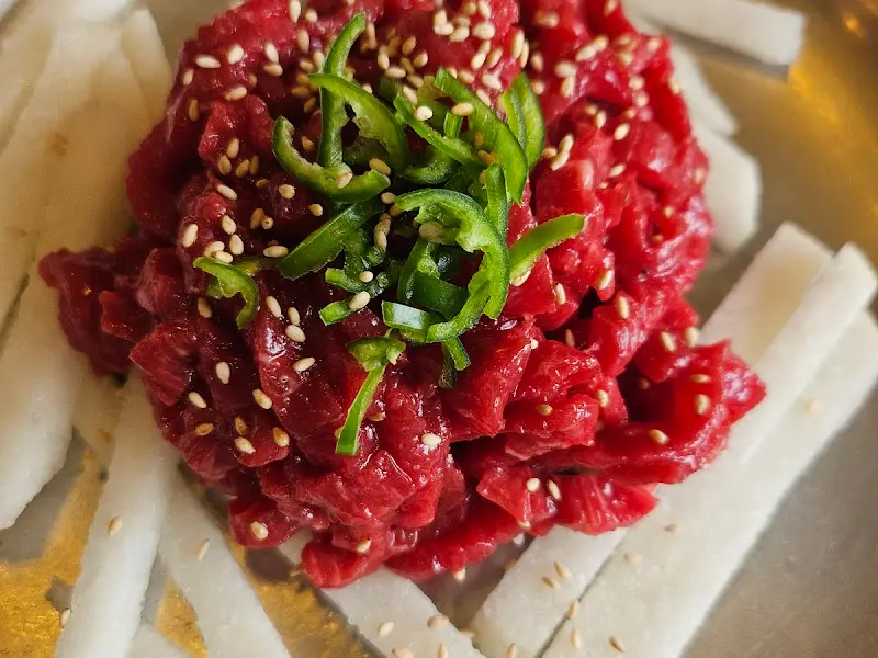 육회 디테일 샷