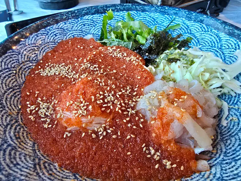 내 손에 쏙 물회의 물회 비주얼