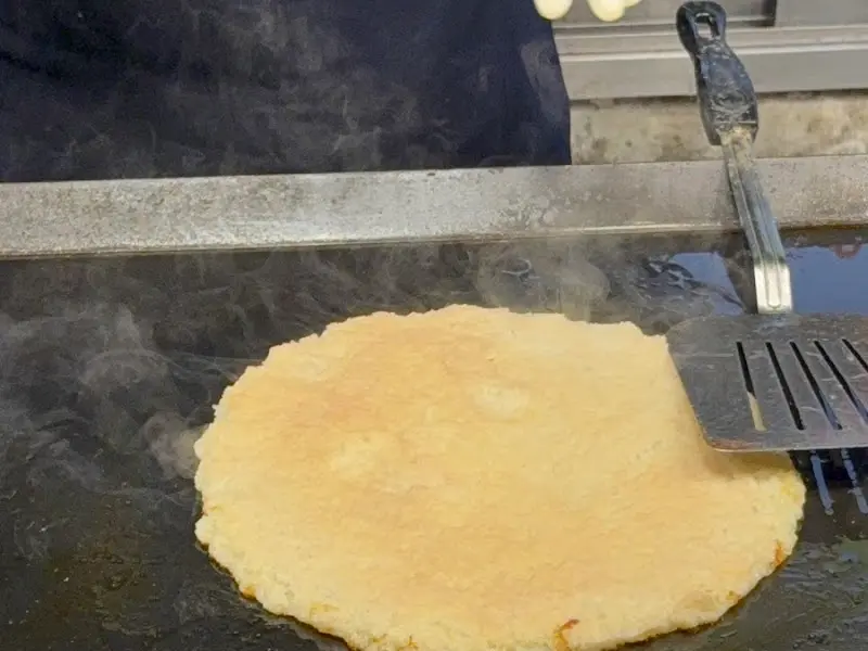 감자전 조리과정