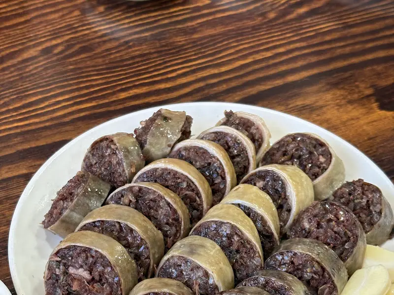 윤기가 흐르는 순대