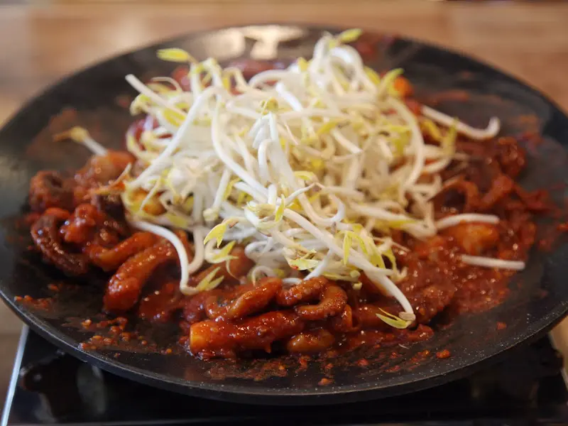 철판 쭈꾸미 비주얼